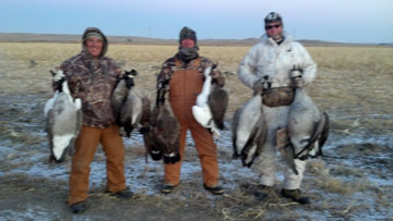 goose hunt with snows post